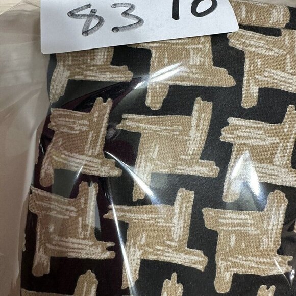 J. Mclaughlin Black/Cream Geometric Pencil Career Casual Stretch Skirt Size‎ 10 - Picture 8 of 8